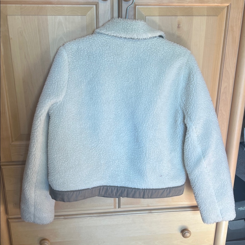 Madewell Cream Teddy Jacket - Picture 9 of 9
